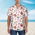 thumbnail image 3 of Qekee Cute Animal print Hawaiian Shirt for Men Short Sleeve Button Down Shirts Beach Tropical Casual Shirts, 3 of 9