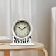 thumbnail image 4 of Reloj de mesa Zulema redondo silencioso fácil de leer decorativo estilo geométrico, 4 of 8