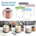 thumbnail image 2 of Ice cream cups for Ninja Creami NC500 – Ritmi – Ice cream maker – Ice cream molds – Milkshake cup – Ice cream making – Multi Color, 2 of 5