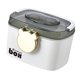 thumbnail image 1 of Caja de primeros auxilios de 2 niveles, pastillero portátil, contenedor organizador de plástico transparente para el hogar, artículos diversos para el blanco Sunnimix Contenedores de primeros auxilios, 1 of 8