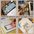 thumbnail image 2 of Copper Metal Foil Roll, Cu Metal Sheet 99.9% Purity Pure Copper Foil Plate/Bronze/0.4 mm 0.4Mm Bronze, 2 of 5