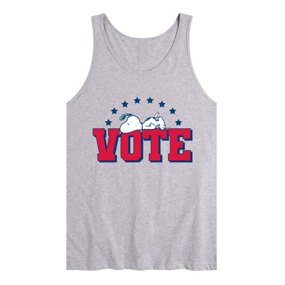 Peanuts - Vote Snoopy - Men's Jersey Tank Top