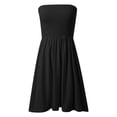 thumbnail image 5 of Casual Summer Dresses Strapless Design With Pleated Bust Versatile For Everyday Wear And Vacations Perfect For All Seasons Basic Wardrobe, 5 of 5