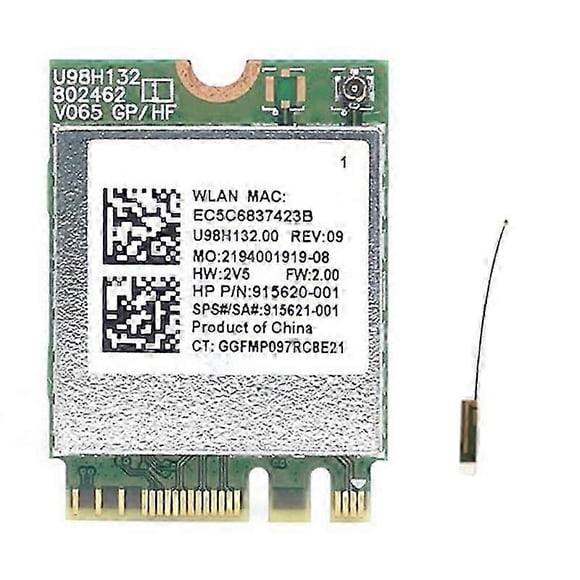 RTL8821CE 802.11AC 1X1 Wi-Fi+BT 4.2 Combo Adapter Card 915621-001 Wireless Netowrk Card for ProBook