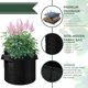 thumbnail image 3 of Bolsas de Cultivo, Paquete de 10, Macetas de Tela No Tejida Gruesa con Asas, Bolsas de Cultivo para Vegetales/Flores/Plantas/Frutas, Negro, 3 of 4