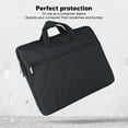 thumbnail image 3 of 15.6 Inch Laptop Carrying Case, Waterproof Laptop Sleeve Case, Slim Computer Handbag with Multiple Pockets, Lightweight Laptop Storage Bag for Business Travel Home, 3 of 8