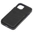 thumbnail image 5 of Black PU Leather Wallet Phone Case with Magnetic Buckle for iPhone 13 - 6.1in, 5 of 5