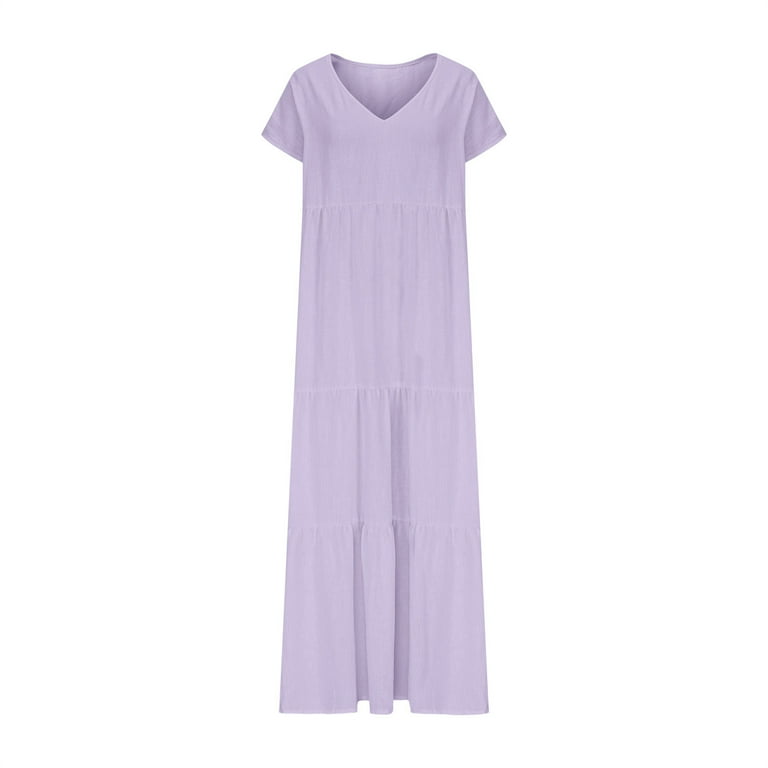chinese dress ladies Cali1850 Women's Xs~xl Lined Tiered Sleeveless Linen Flare Maxi Dress with Adjustable Spaghetti Strap