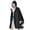 Black, variant on Jackets for Women Unisex Cape Coat Lightweight Windproof Outdoor Rain Poncho With Color Block Design For All Seasons Womens Winter Coat Army Green One Size