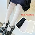thumbnail image 4 of Pantimedias de malla de nailon nueva moda medias suaves elásticas regalo para niñas calcetines de verano para niños, 4 of 5
