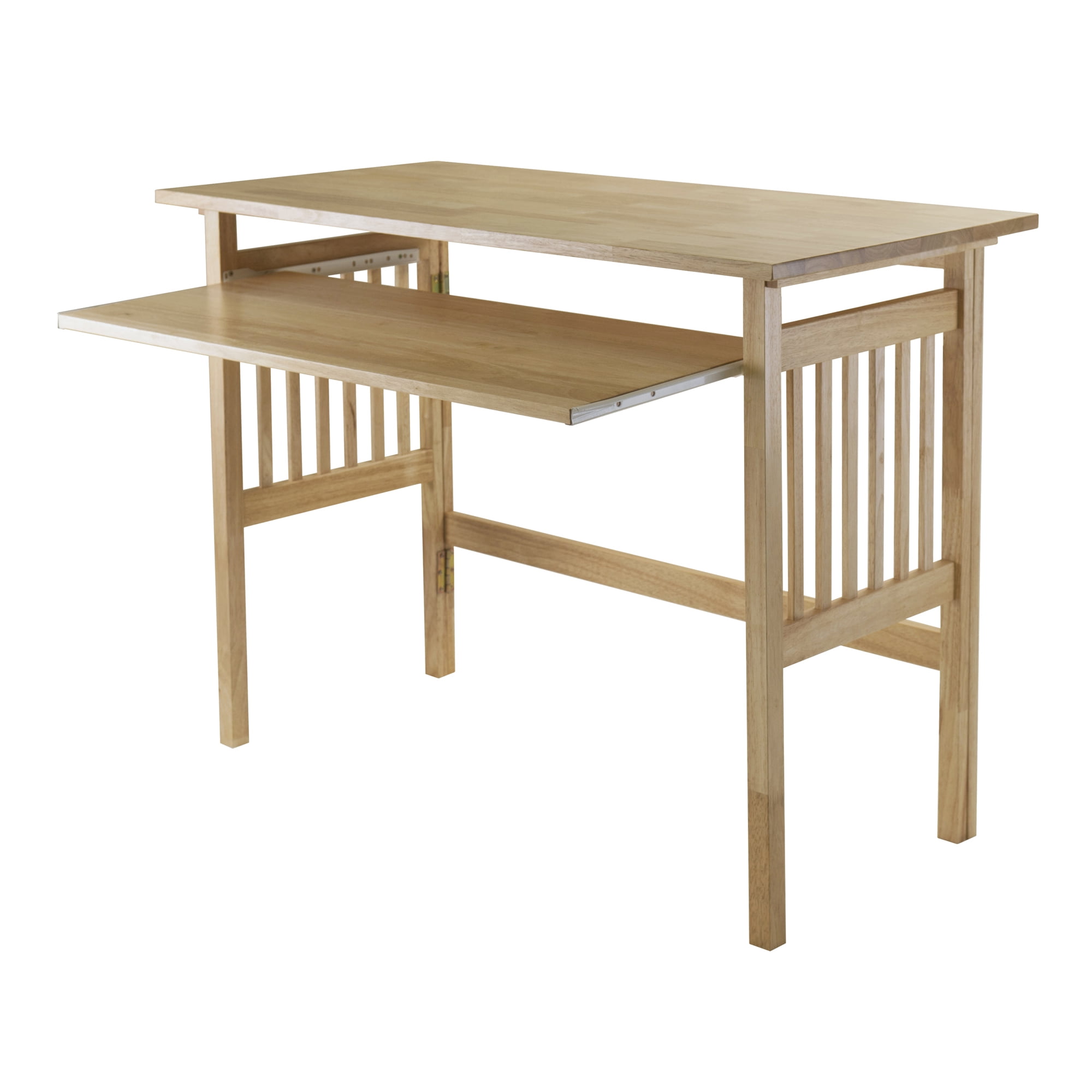 Winsome Wood Mission Foldable Computer Desk, Natural Finish