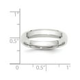 thumbnail image 2 of Auriga Fine Jewelry 14K White Gold 4mm Beveled Edge Women's Wedding Band Size- 11, 2 of 7