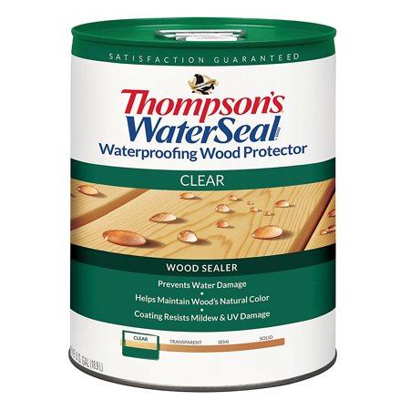 Thompson S Waterseal Wood Protector Clear 5 (Best Wood Water Sealer)