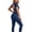 Navy, variant on Enjoytime Sweatsuits Women 2 Piece Outfit Crewneck Short Sleeve Cropped Tops with Pants Matching Sets Casual Yoga Sports Set