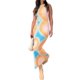 thumbnail image 2 of TRKIYQC Vestido Sin Mangas para Mujer con Estampado Tie Dye, Versión Flaca Larga Cuello Redondo Ropa De Verano TRKIYQC moda, 2 of 9