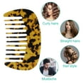 thumbnail image 7 of Unique Bargains Hair Comb Wide Tooth Anti-Static Pocket Size for Thick Curly Hair Brown, 7 of 7