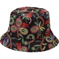 thumbnail image 6 of CoCopeaunts Cotton Bucket Hat Pattern Fisherman Hat Women Four Seasons Outdoor Sunscreen Men Fisherman Hat 2 Side Wearable, 6 of 8