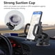 thumbnail image 2 of Soporte para teléfono para automóvil, 2 en 1 360 Girar fuerte Ventosa para tablero / parabrisas Soporte para teléfono para automóvil Compatible con iPhone 13 12 11 XS XR X 8 7 Plus Samsung Galaxy Sweethay  SH1105-109, 2 of 2