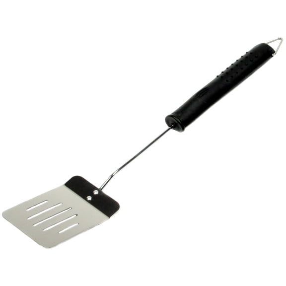 Chef Craft Barbecue Turner with Rubber Grip, 17 inches in Length, Stainless Steel/Black