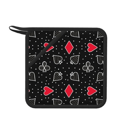 

1 PCS Pot Holders for Kitchen - Heat Resistant Silicone Pot Holders with Hanging Loop Card Suits Non Slip Oven Hot Pads Potholders for Decor Baking Cooking Kitchen