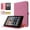 Pink, variant on Case for Amazon Fire HD10/HD10 Plus 13th Generation 2023, Fabric PU Leather Folio Cover Soft TPU Inner Multiple Viewing Angles Stand with Card Slots - Black