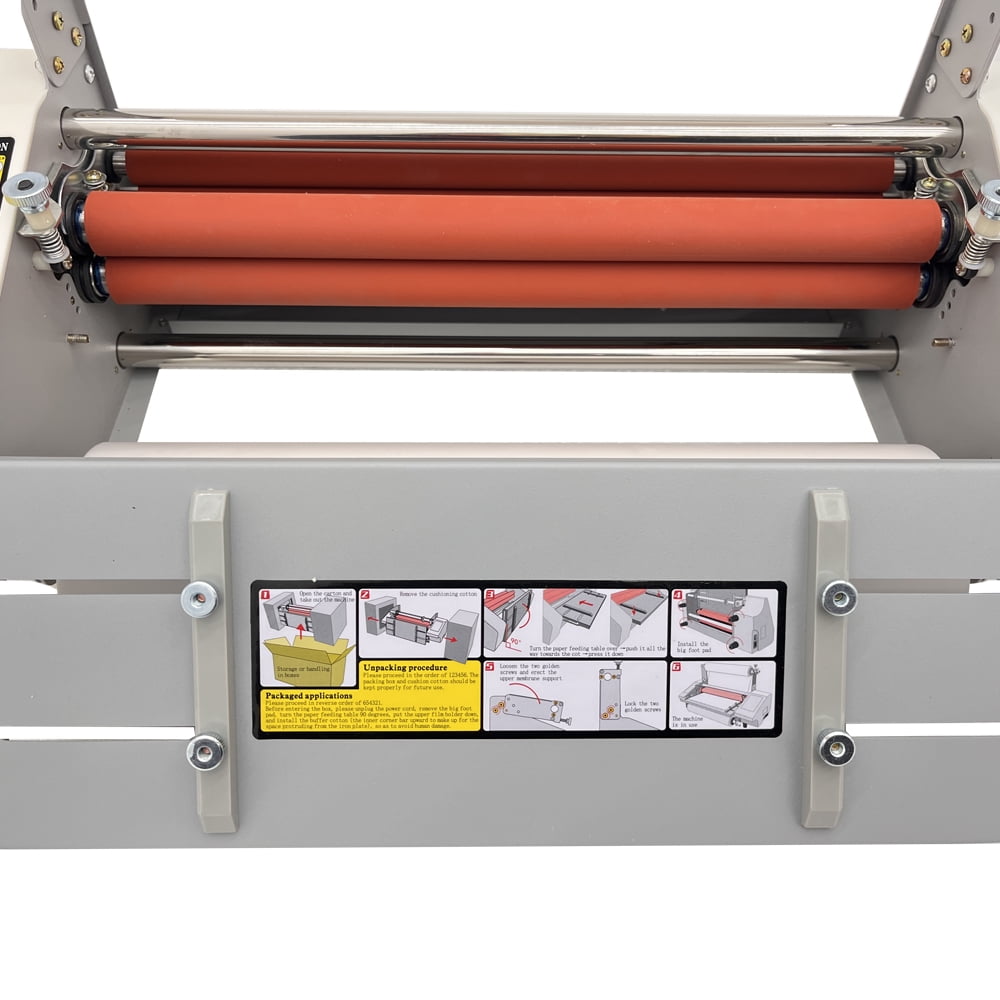 INTSUPERMAI 17.3in Hot Cold Roll Laminator Laminating Machine for School Office