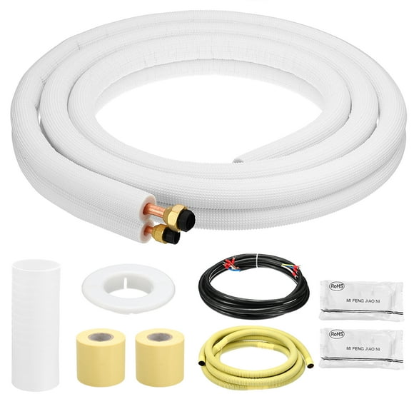 Uxcell Mini Split Line Set, 10 Ft 1/4" 1/2" OD AC Extension Line
