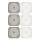 thumbnail image 1 of 3X Tapa de DesagüE Cuadrada para DesagüE de Ducha Colector Pelo Tapón de Silicona Plano para Filtro de Baño Y Cocina Protección de DesagüE de Tapón de Colador Plano con Ventosas, 1 of 5
