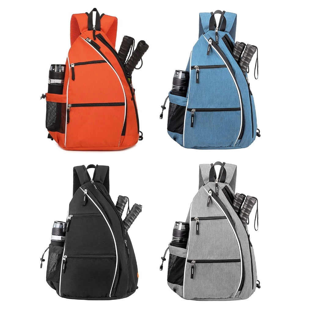ROZYARD Pickleball Sling Bag Pickleball Backpack with Water Bottle Holder Sling Bag