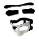 thumbnail image 1 of Máscara de baloncesto, cubierta facial protectora, piezas, equipo, suministros blancos, protector nasal, protección para fútbol, ​​hombres, deportes, sóftbol con almohadillas, 1 of 9