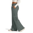 thumbnail image 5 of Oversized Wide Leg Sweatpants Women Y2k Lightweight Drawstring High Waisted Pants Comfy Wide Leg Yoga Pants with Pockets Summer Sports Palazzo Pants Womens Hiking Pants Cozy Golf Pants, 5 of 5