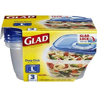 Glad for Kids Unicorns GladWare To Go Snack Storage Containers with Lids &  Sauce Cups 24 oz Kids Snack Containers with Unicorn Design, 4 Count Set  with 4 Dressing or Sauce Cups 
