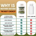thumbnail image 6 of Mother Nature Organics Maca Root Capsules, 120 ct, USDA Organic, Non-GMO, Vegan, Peruvian Raw Maca for Energy, 6 of 10