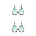 thumbnail image 4 of Guardurnaity 2 uds pendientes de gota de agua cadena colgante moderno Simple grande oreja larga alambre gancho pendiente joyería encanto mujeres Type6 NO6, 4 of 6