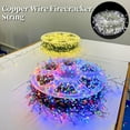 thumbnail image 4 of Led Copper Wire Firecracker Light String, Cluster Twinkle Lights for Christmas Tree, Waterproof 8 Modes Hanging Fairy Lights, Cluster Fairy Lights, Holiday Decoration Atmosphere Lights for Yard, 4 of 9