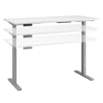 thumbnail image 3 of Bush Business Move 60 Series 60" x 30" Adjustable Standing Desk in White, 3 of 6