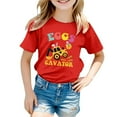 thumbnail image 6 of Boys Easter Day Shirt Classic Comfortable Blue Flowers Easter Cute Tshirt 2026 Happy Easter Tees Cotton Short Sleeve Tops, 6 of 6