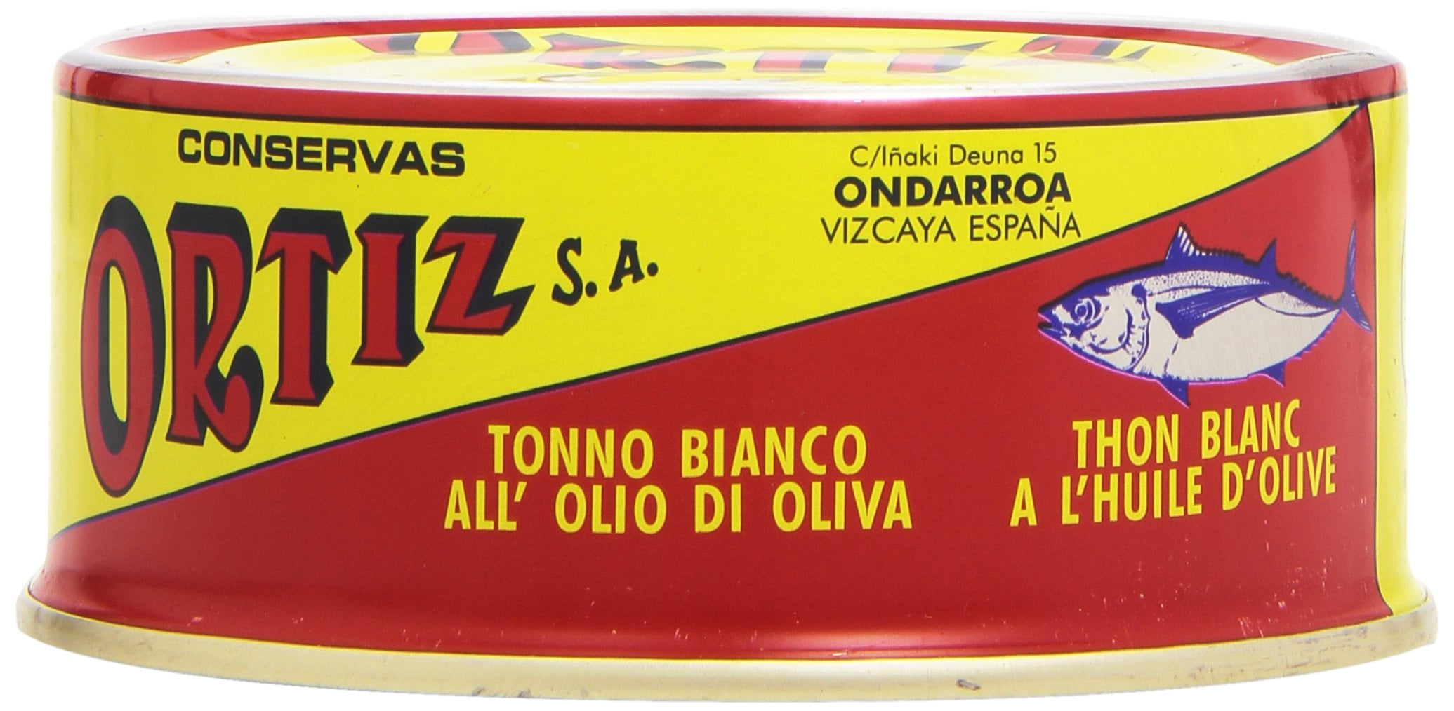 Ortiz White Tuna in Olive Oil, KKS1&nbsp;Fresh Tender Slices, Spanish Wild Caught Tuna, High in Protein and Omega 3 Fats, Excellent in Salad, Pasta or Sandwiches - No Need to Add Mayo, 8.81oz Can