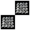 thumbnail image 4 of kurtrusly 16 Pieces/Set Plastic Coffee Stencil Portable Reusable Professional Replacement Drink Shop Template Mold Decorating Tool Shown as Picture 2Set, 4 of 6
