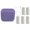 Purple, variant on Portable Thermal Sticker Printer with Bluetooth for Home Office and Travel, 203DPI, White Green Purple