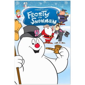 Kiloa Frosty The Snowman Classic Festive Cartoon Poster, Poster Print, 8x12 UNFRAMED