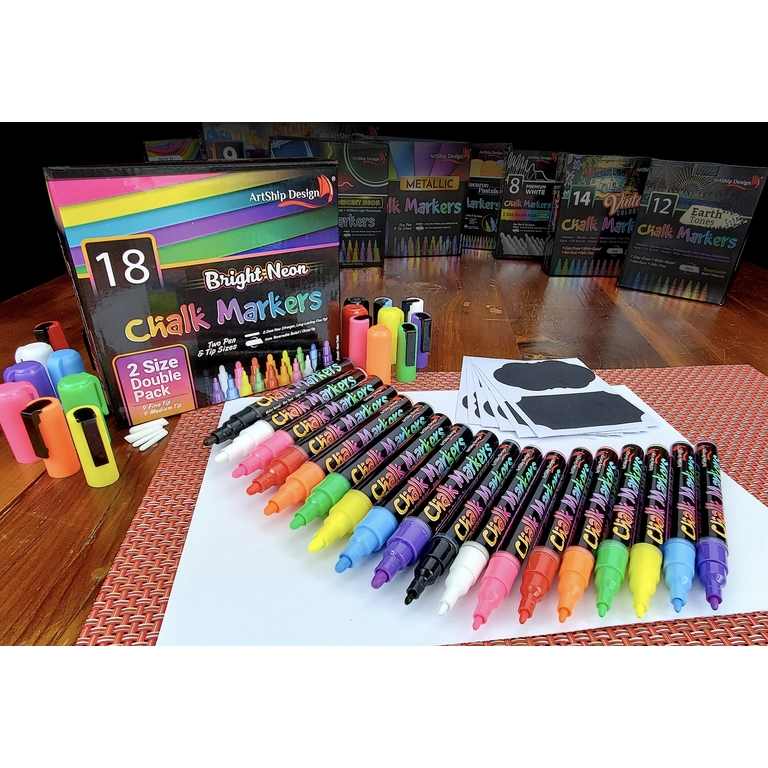 Markers, Fluorescent Pens, 9 Colors Available, Markers Art Markers