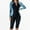 Black, variant on purcolt Shorty Wetsuits for Women Front Zipper Long Sleeve Rash Guard One Piece Swimsuits Diving Suits for Diving Snorkeling Surfing Swimming