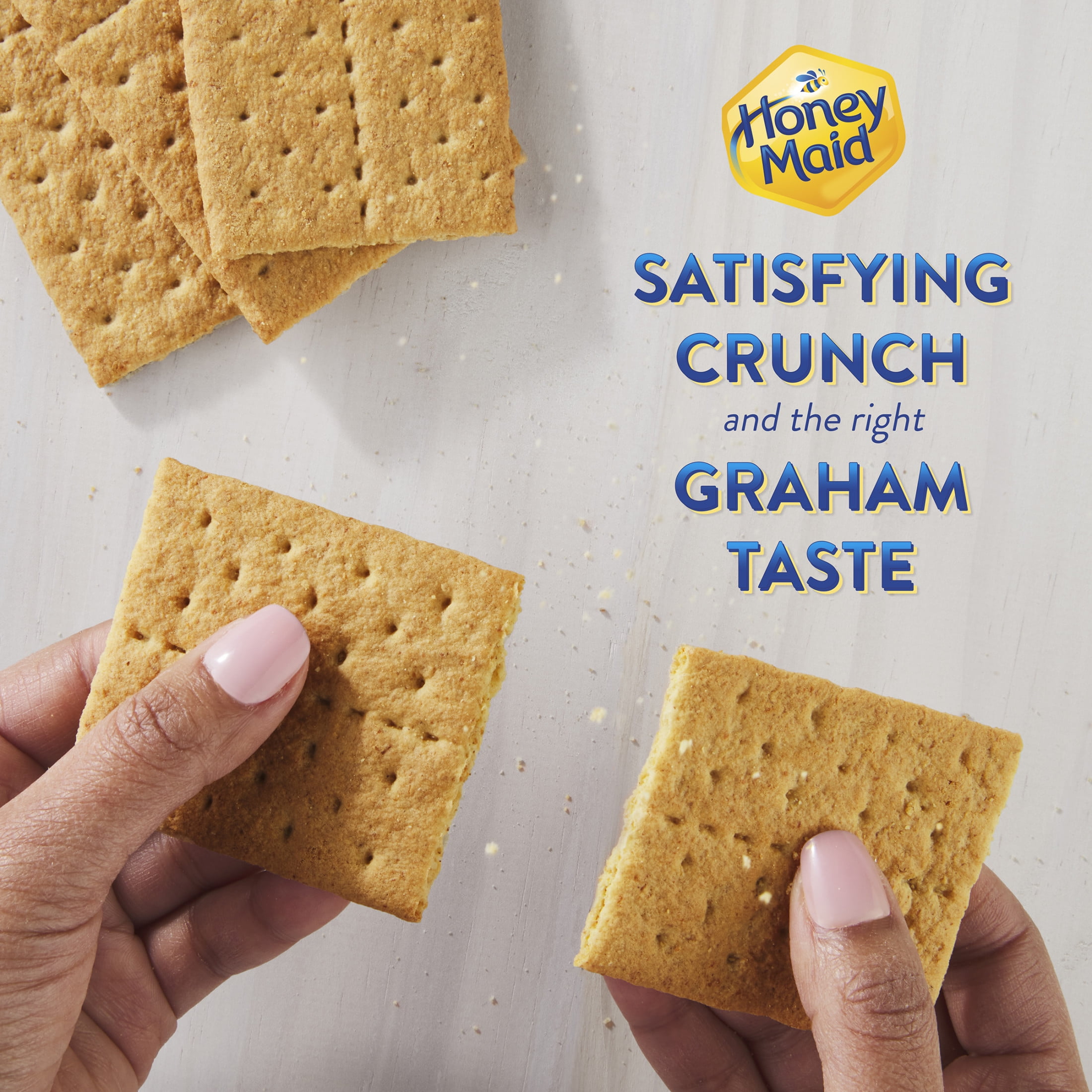 HONEY MAID Graham Crackers, Lunch Snacks, Party Size, 28.8 oz