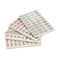 thumbnail image 1 of Small Traditional Mahjong, Small Mahjong Toy Melamine  For Home ,Blue,Green,Ivory, 1 of 8