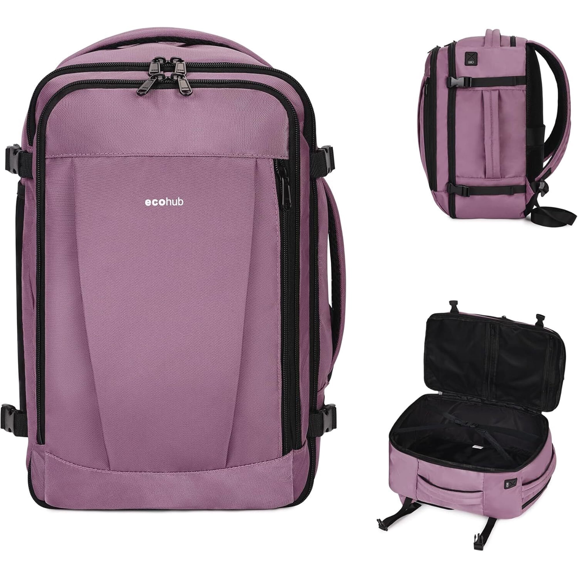 Carry on Travel Backpack for Men, Airline Approved 18x14x8 Spirit Airlines Personal Item Bag, 13 Pockets Casual Daypack, Waterproof Gym Backpacks 30L