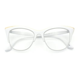 clearページ FEISEDY Oversized Cat Eye Glasses Frame with Clear Lenses
