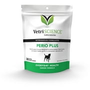 VetriScience Perio Plus Dental Care Breath Freshening Stix for Dogs, Chicken Liver Flavor,30 Count