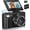 Black, variant on Digital Camera for Photography, 4K Vlogging Camera for YouTube 3" 180° Flip Screen 18X Digital Zoom Compact Cameras with 32GB TF Card & 2 Batteries, Pink