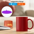 thumbnail image 4 of REGALWOVEN Silicone Cup Lids for Mug Cup Cover Cap, Airtight Suction Seal, Durable and Flexible Purple, 4 of 5